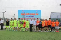 Giao hữu bóng đá hướng tới chào mừng ngày giải phóng Miền Nam 30/04 và Quốc tế lao động 01/05