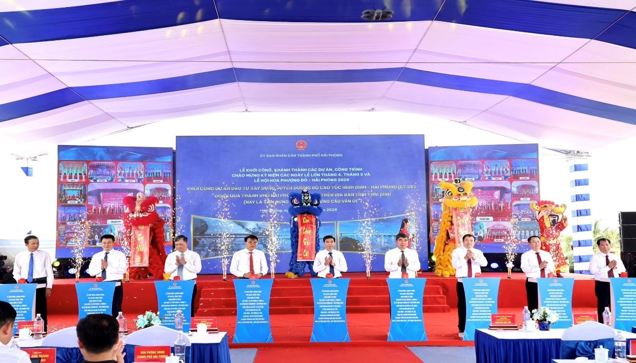 Tổng công ty Thăng Long -CTCP tham dự khởi công 02 dự án trọng điểm chảo mừng các ngày lễ lớn tháng 5