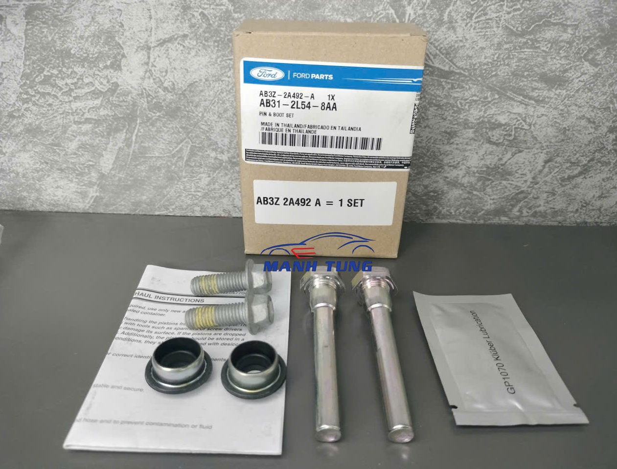 Chốt dẫn hướng gông phanh trước , Ranger,BT50 2.2 3.2 - UCYR3369X