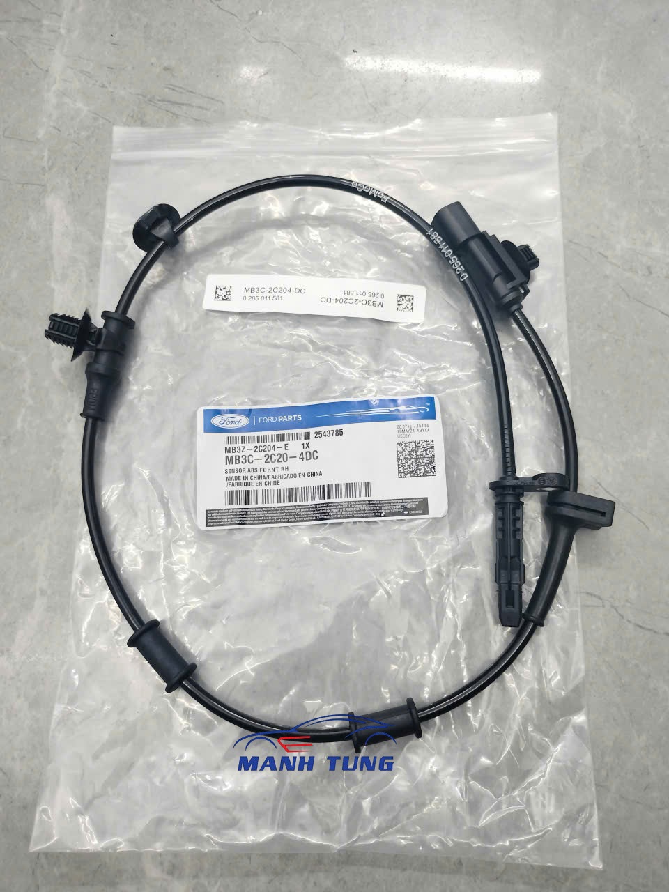 Cảm biến ABS trước L, Ranger,Everest 2023 - 2025 - MB3Z2C204E