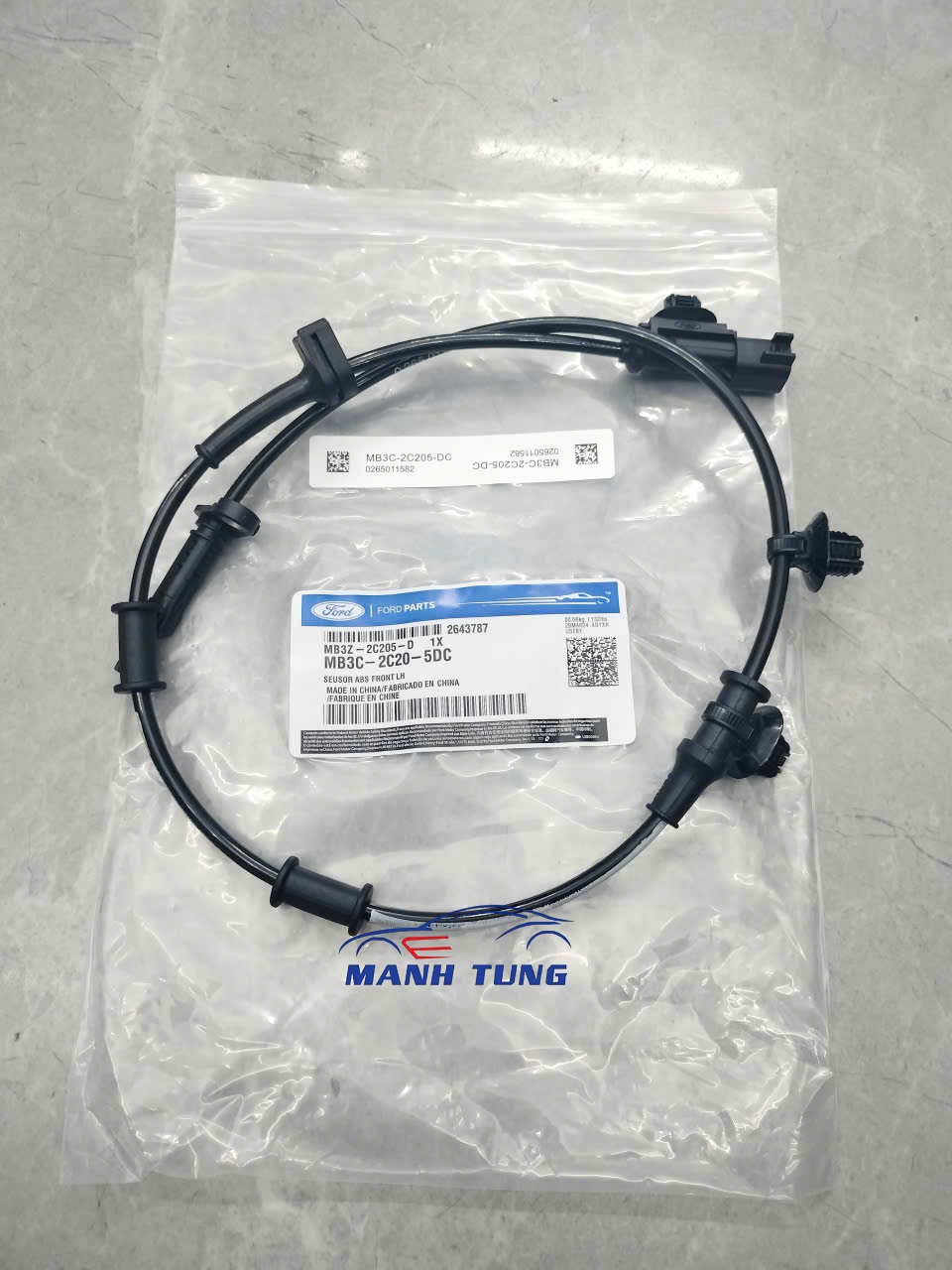 Cảm biến ABS trước R, Ranger,Everest 2023 - 2025 - MB3Z2C205D