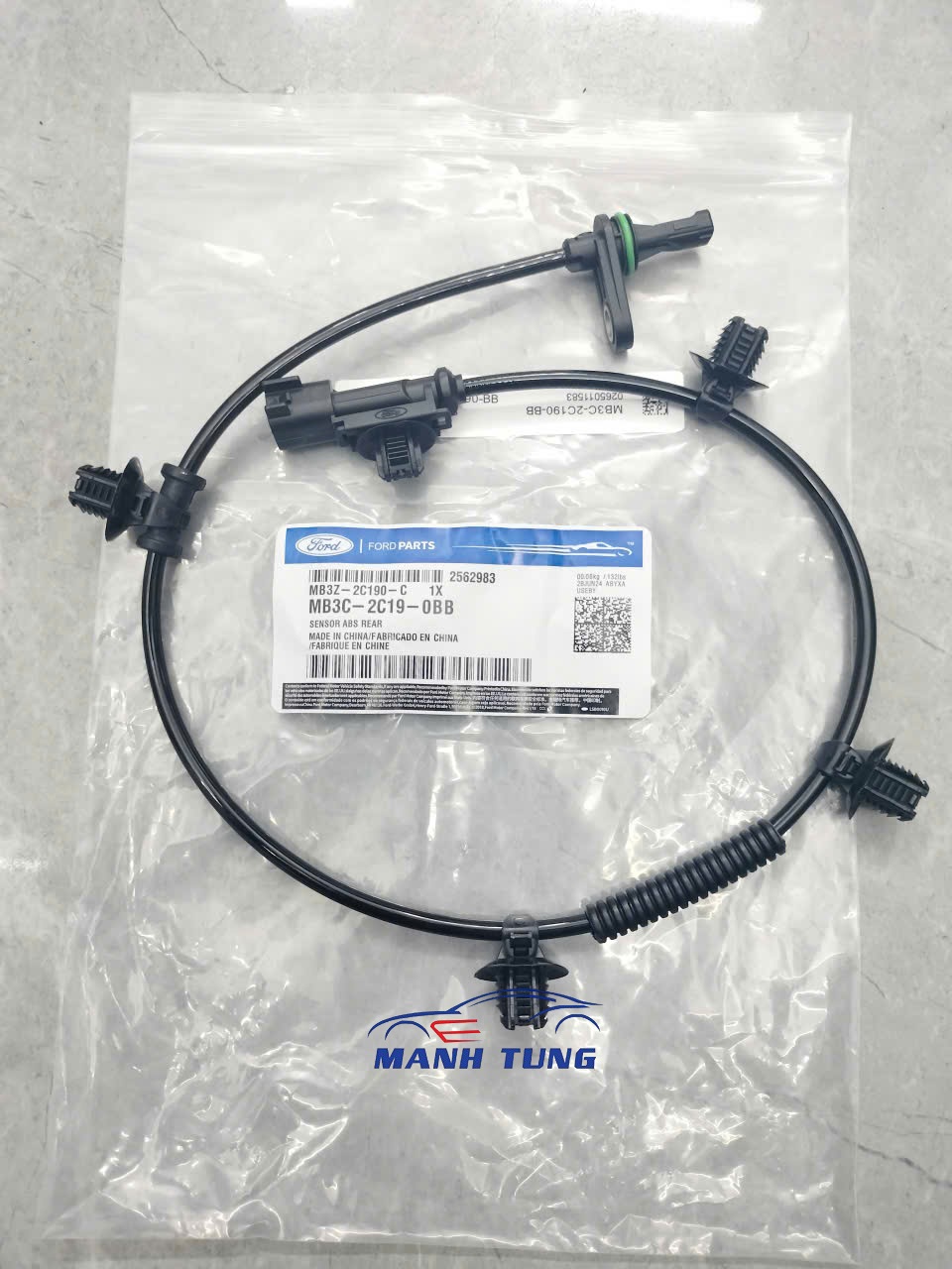 Cảm biến ABS sau L, Ranger, Everest 2023 - 2025 - MB3Z2C190C