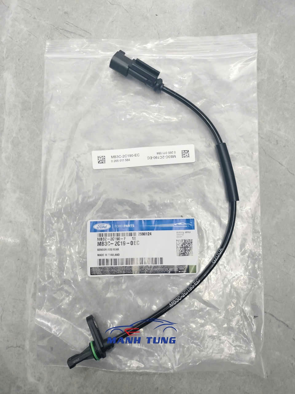 Cảm biến ABS sau R, Ranger, Everest 2023 - 2025 - MB3Z2C190F