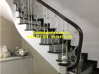 Cầu thang sắt nghệ thuật - cầu thang sắt mỹ thuật