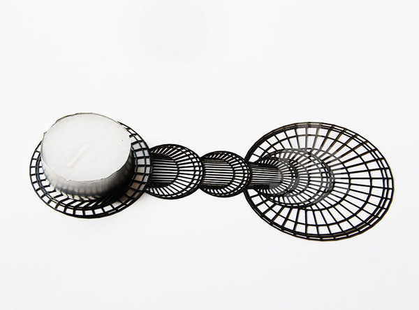 Giá để nến phẳng tạo hiệu ứng 3D cực 'độc' 3