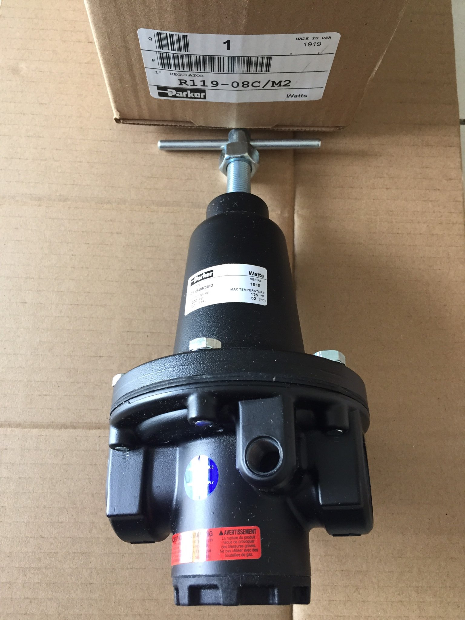 Điều áp  Regulator PARKER RC119-08C/M2