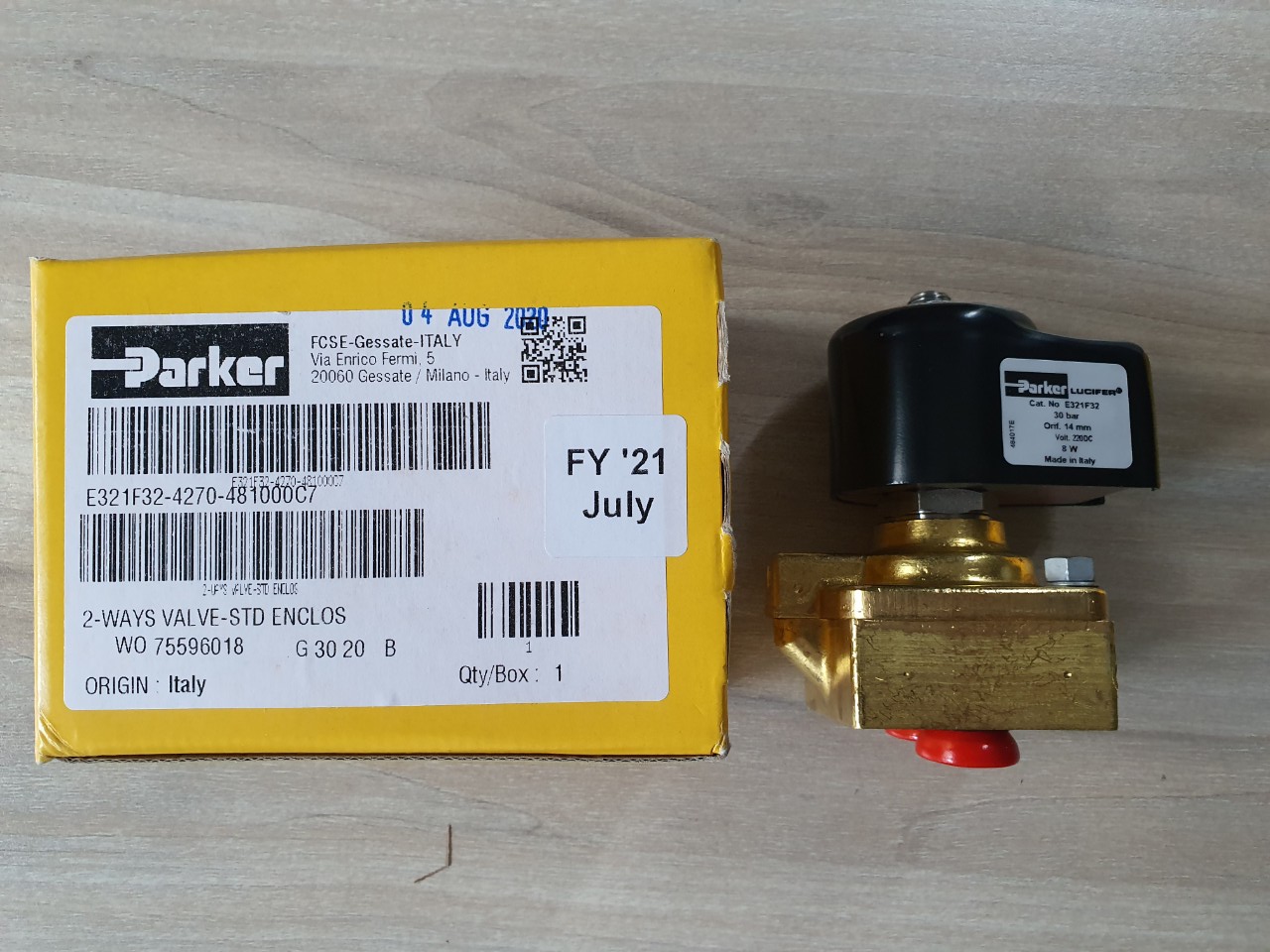 VAN ĐIỆN TỪ PARKER E321F32−4270−481000C7