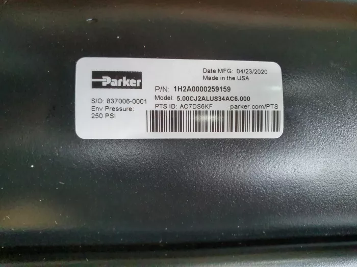 Xy lanh khí nén Parker 1H2A0000259159, Model: 5.00CJ2ALUS34AC6.000