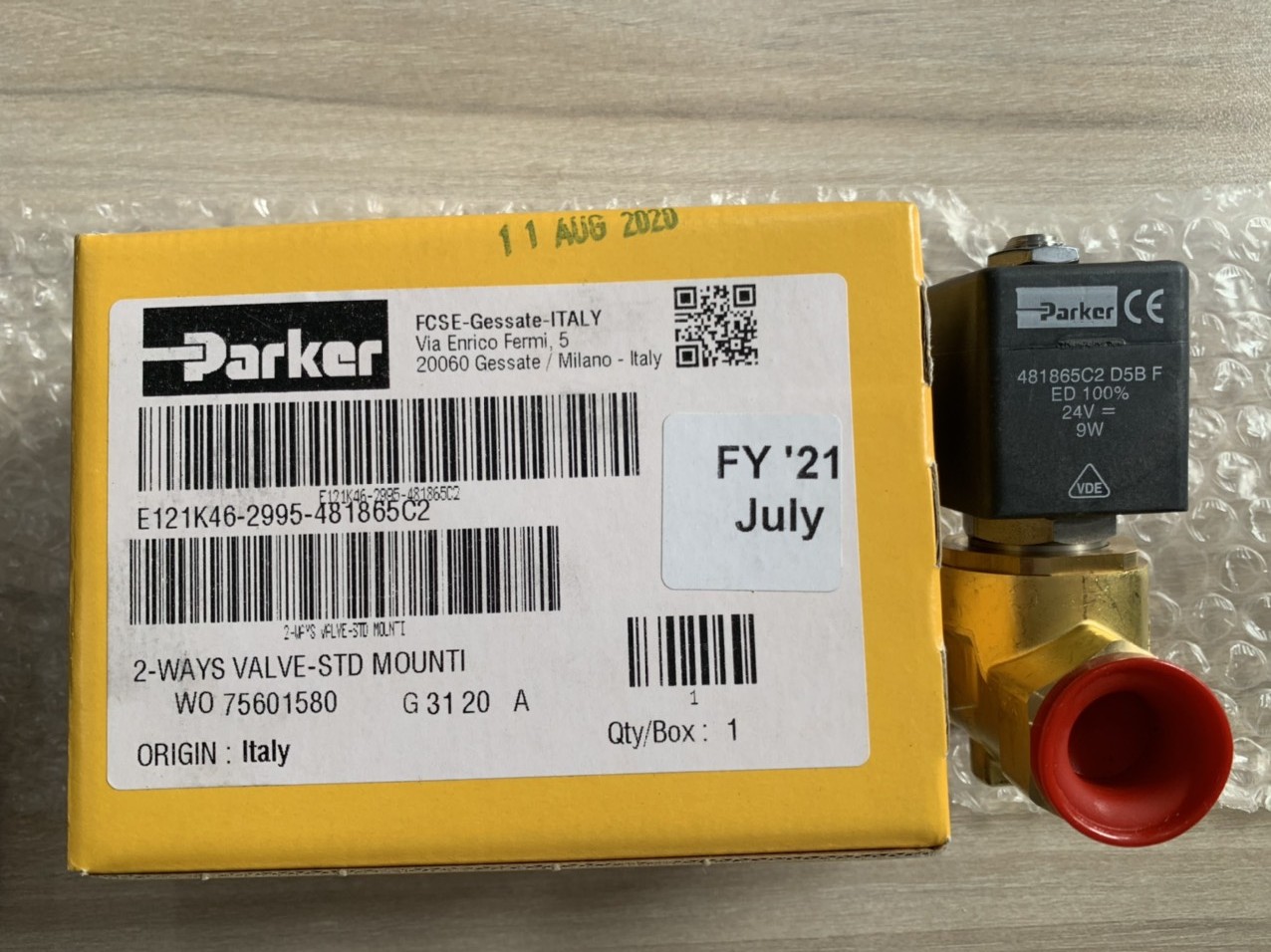 Van điện từ PARKER LUCIFER E121K46-2995-481865C2 (4)