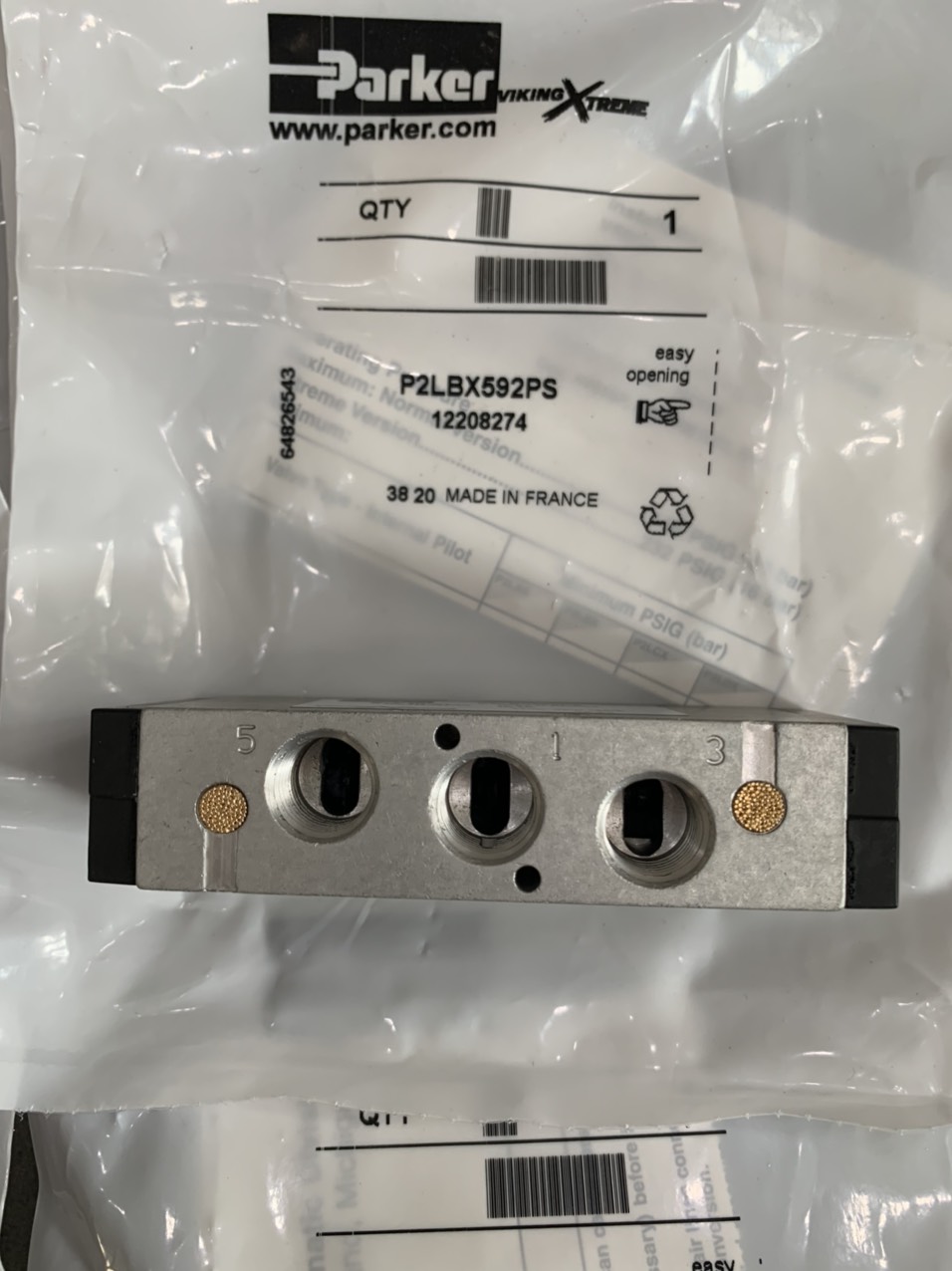 Van định hướng Parker, P2LBX592PS