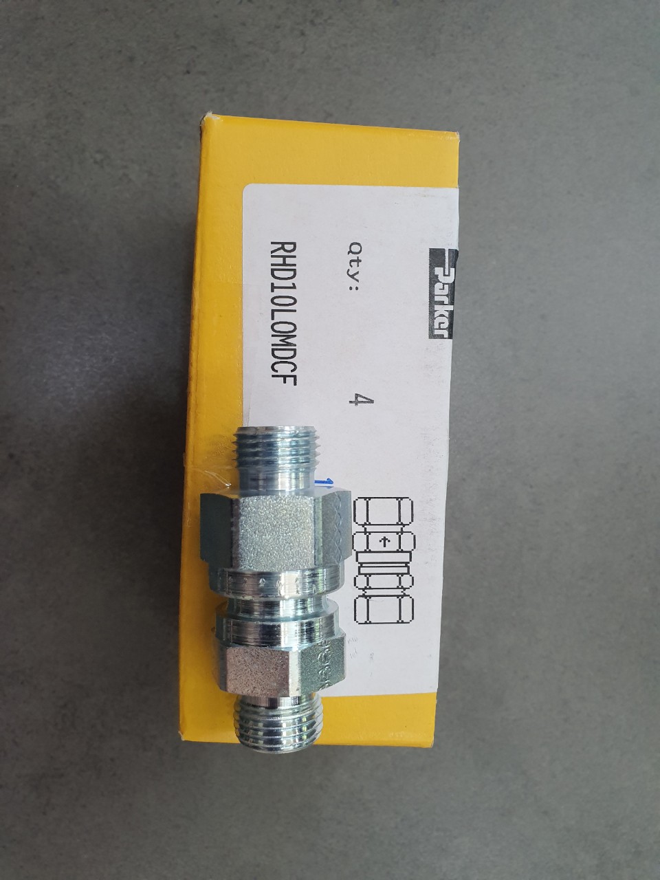 Tube fitting RHD10LOMDCF (1)