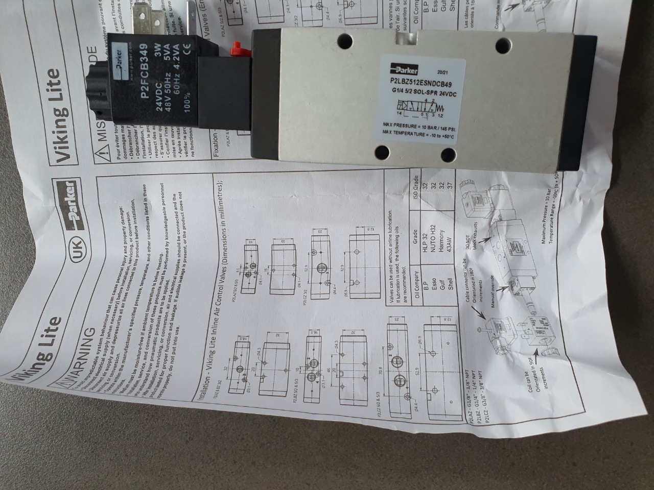 Solenoid valve P2LBZ512ESNDCB49 (4)