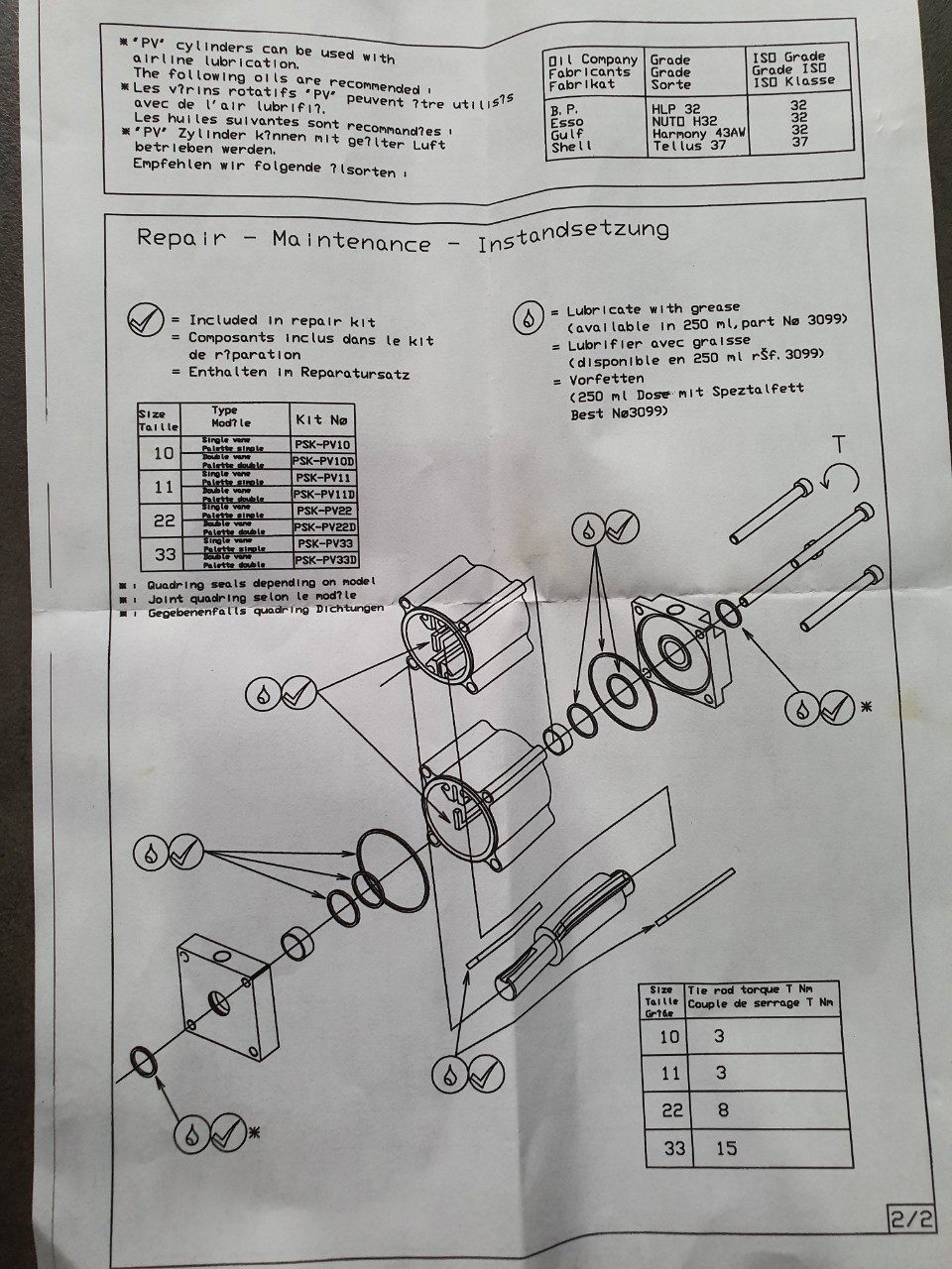 Xi lanh xoay 6V2400030F-100 (3)