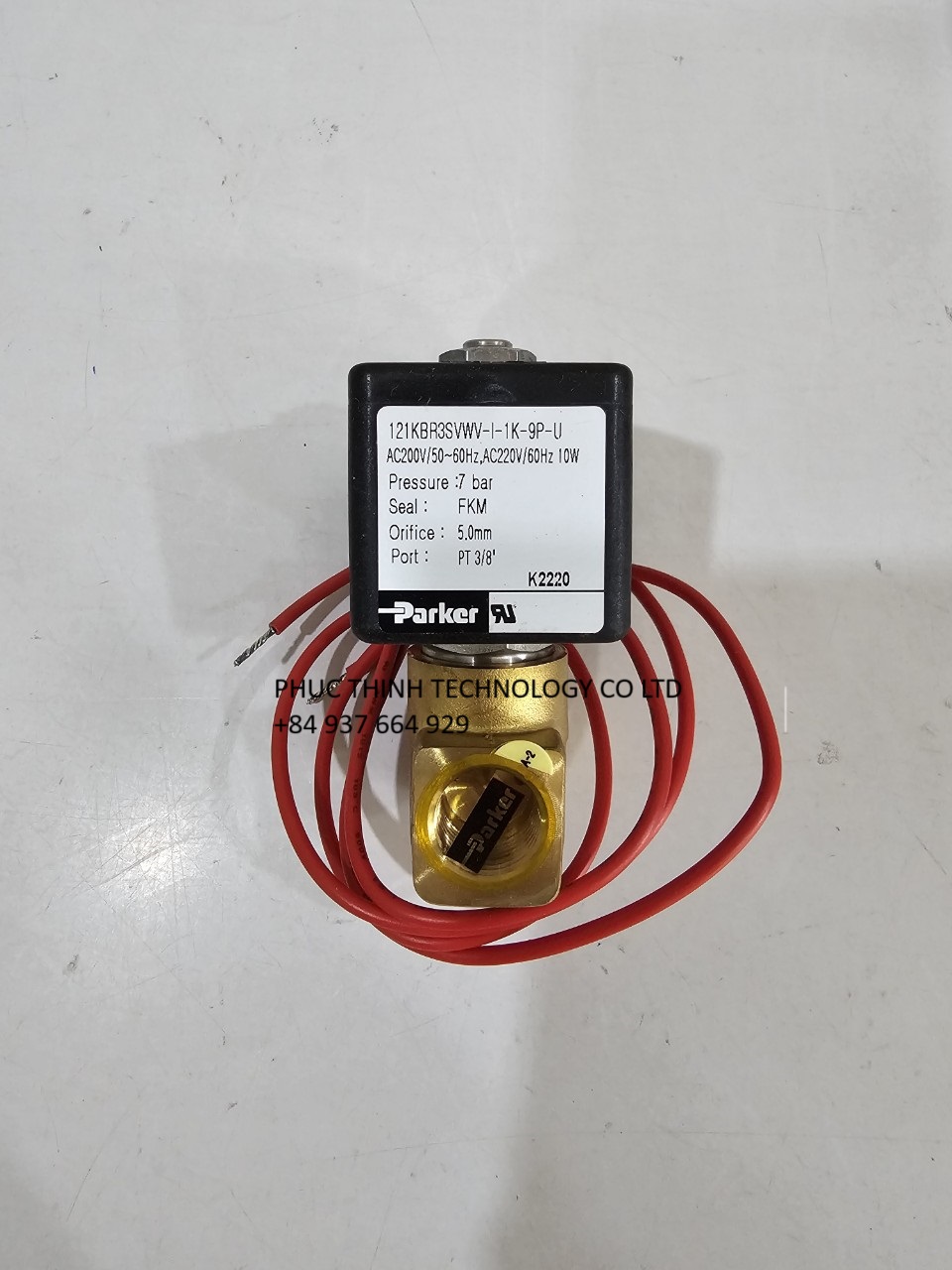 121KBR3SVWV-I-1K-9P-U PARKER SOLENOID VALVE