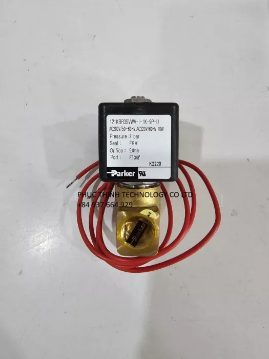 121KBR3SVWV-I-1K-9P-U PARKER SOLENOID VALVE