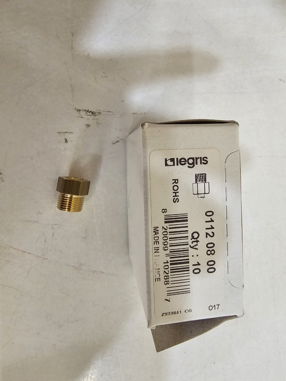 0112 08 00 LEGRIS BRASS FITTING