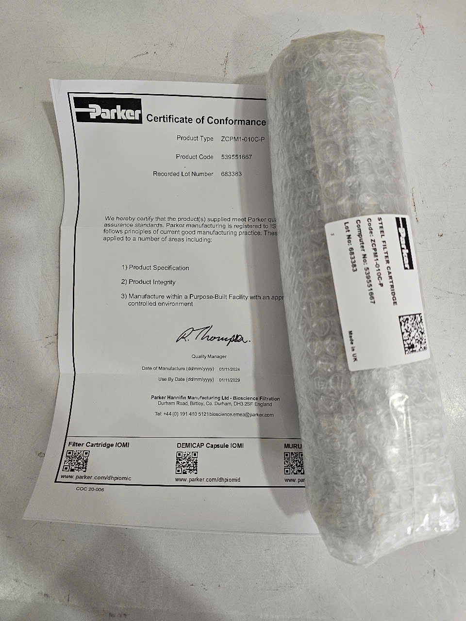 ZCPM1-010C-P STEEL FILTER 539551667