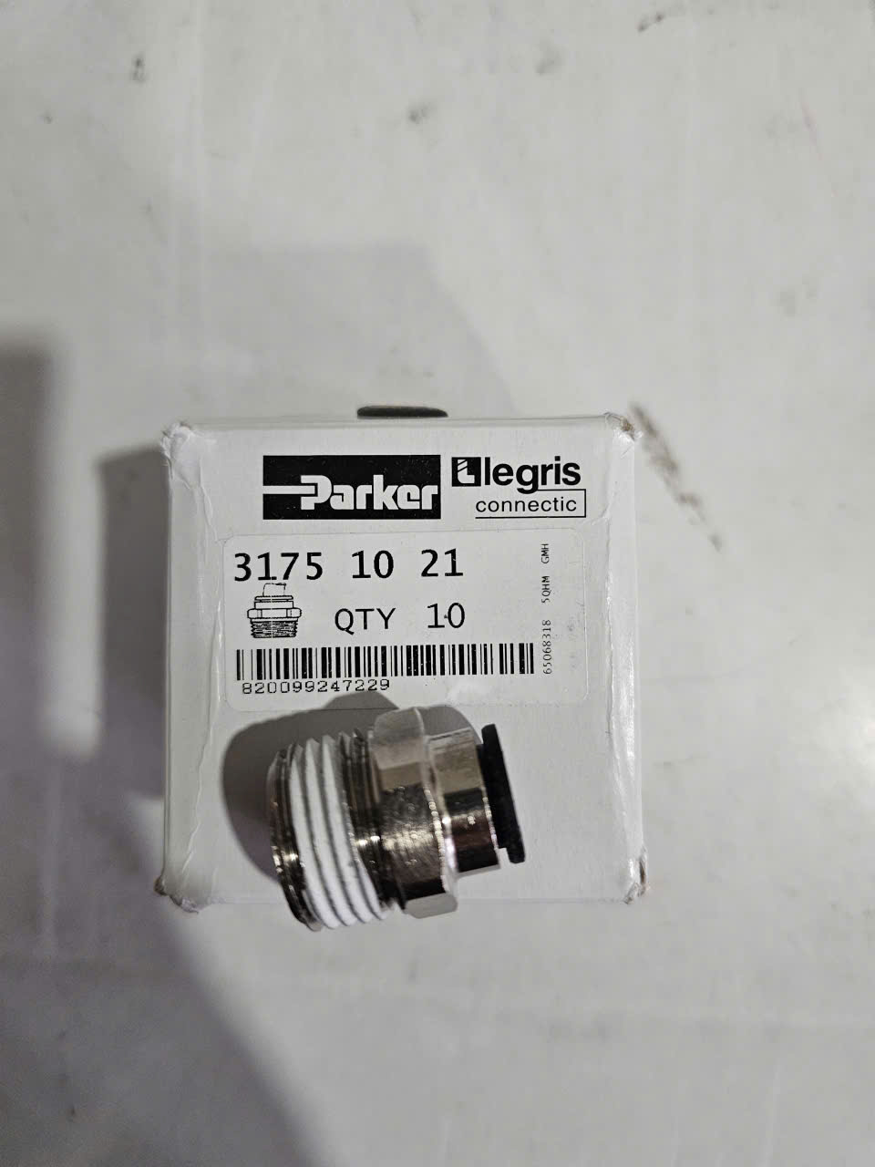 3175 10 21 LEGRIS FITTING 10MM X 1/2