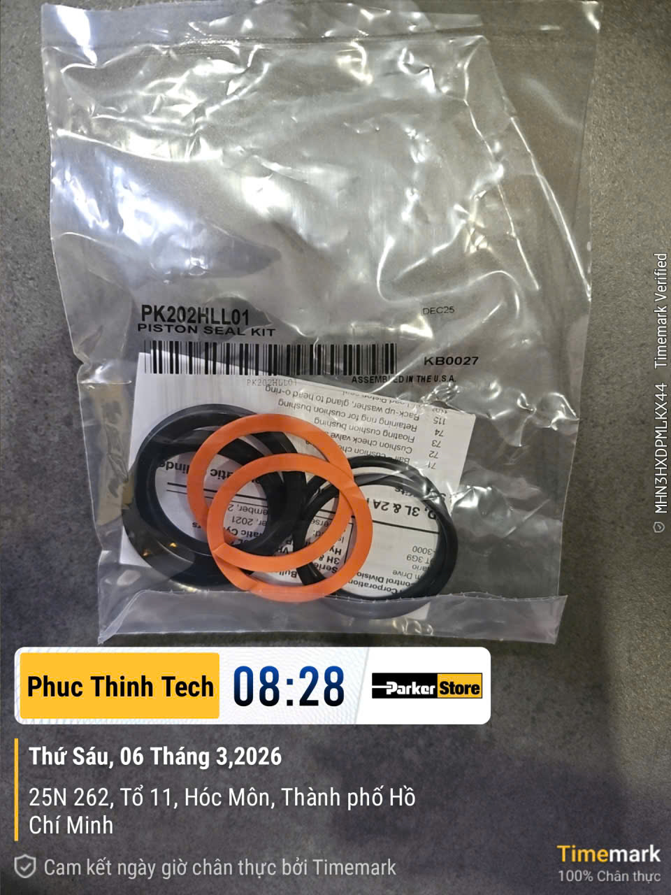 PK202HLL01 PISTON SEAL PARKER CYLINDER