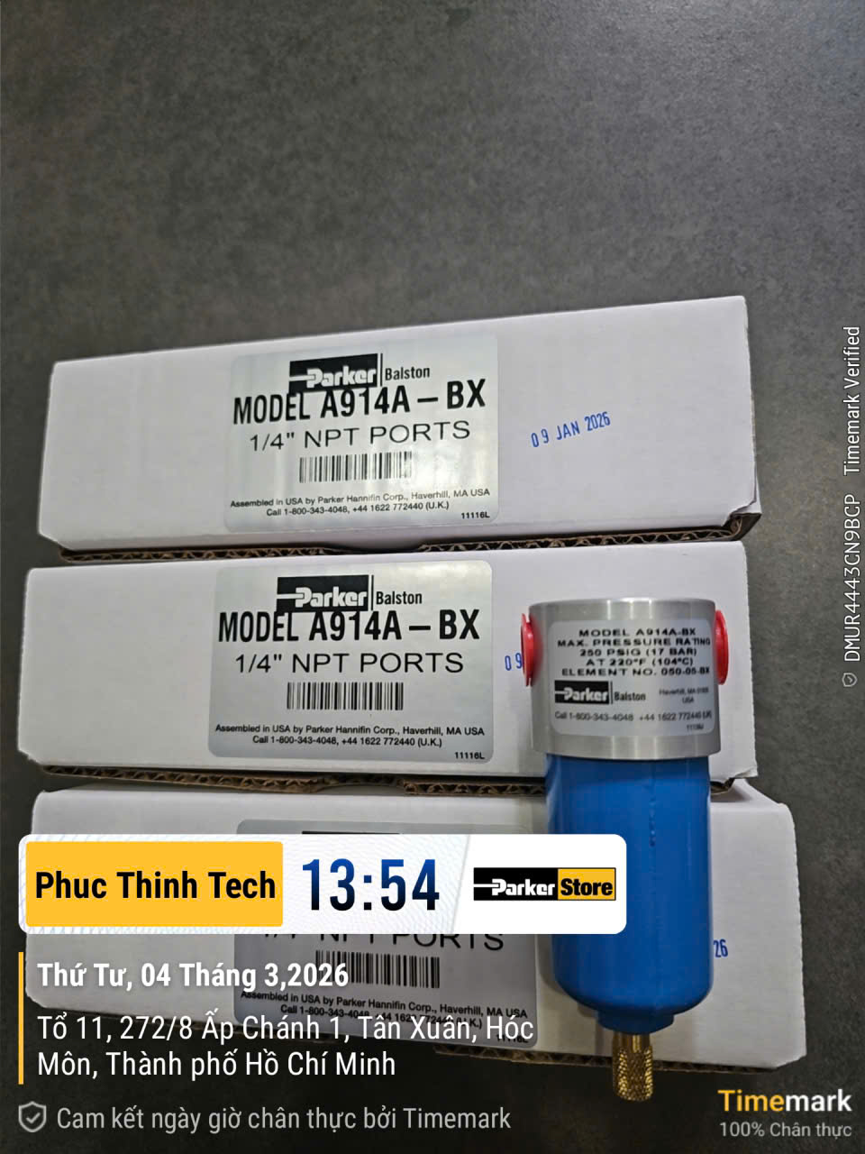 A914A-BX  PARKER BASLTON FILTER