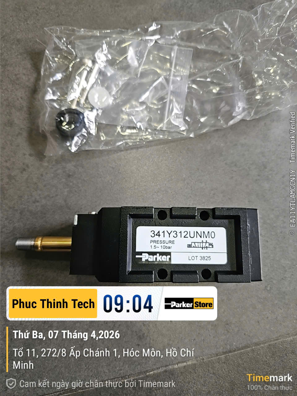 341Y312UNM0 parker solenoid vavel