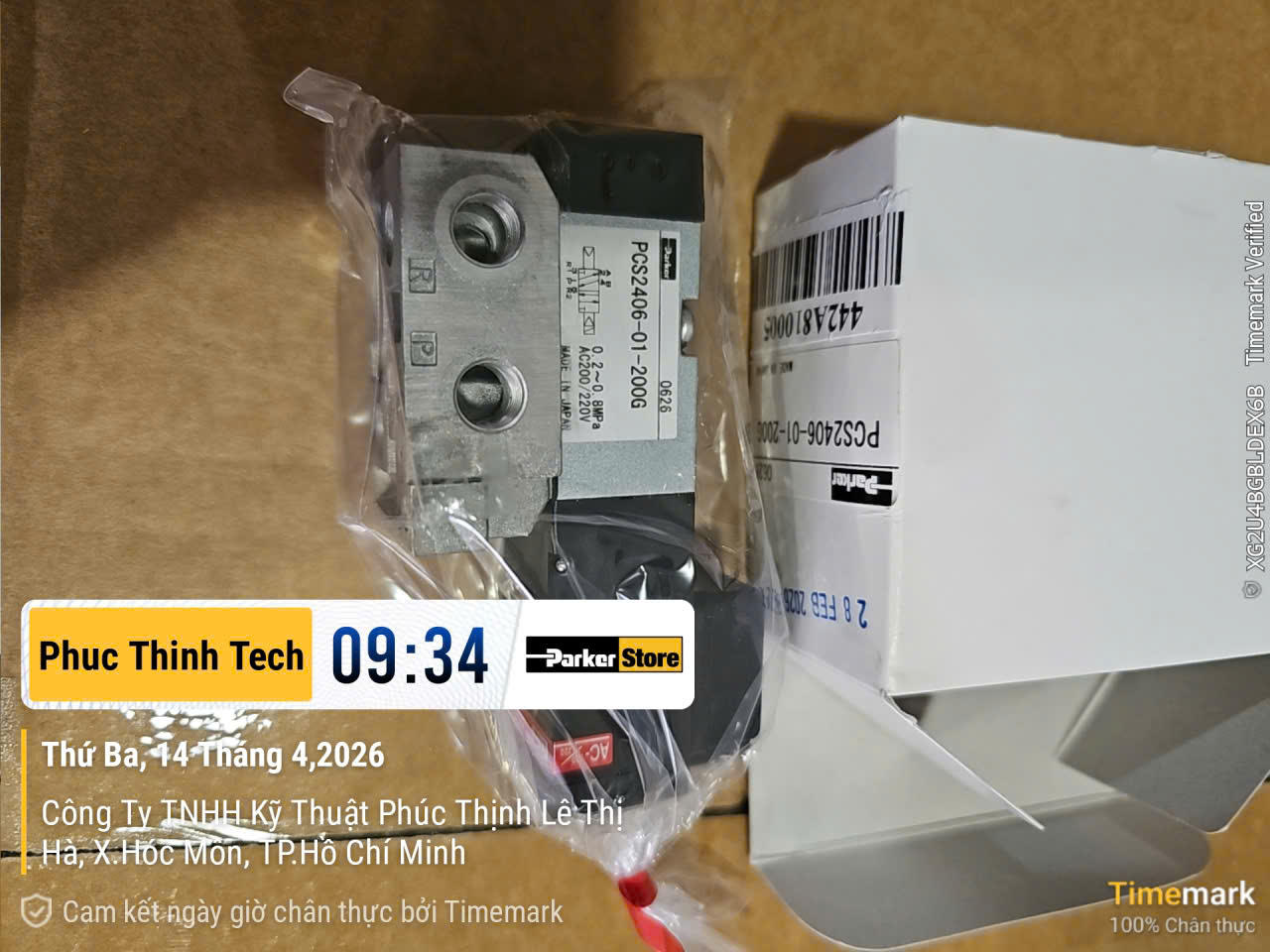 PCS2406-01-200G 442A810005 SOLENOID VALVE PARKER