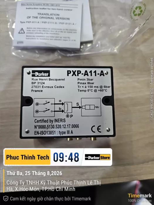 PXP-A11-A LOGIC VALVE  Parker  Two Hand Control Unit