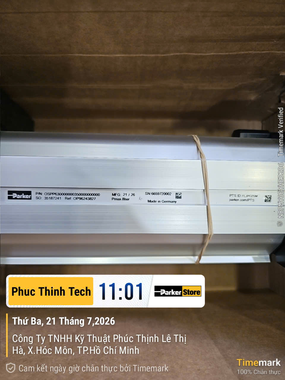 OSPP630000000350000000000 rodless cylinder