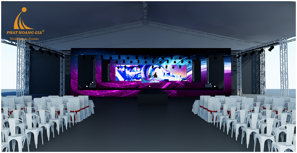 cho thuê và lắp đặt sân khấu