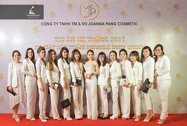 lễ tri ân hệ thống mỹ phẩm joanna pang