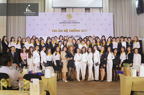lễ tri ân hệ thống mỹ phẩm joanna pang