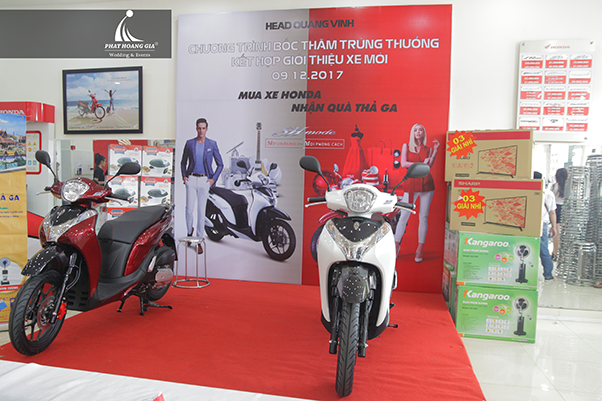 bốc thăm trúng thưởng head honda