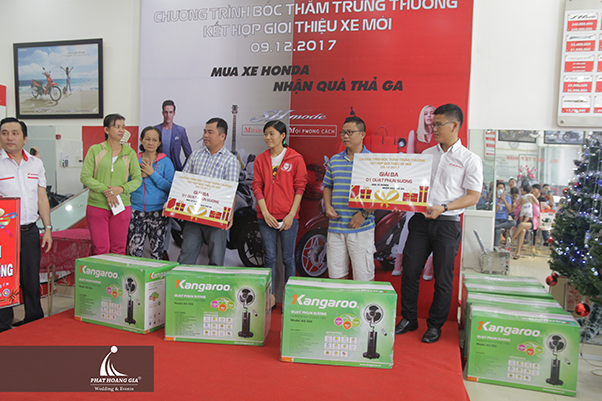 bốc thăm trúng thưởng head honda