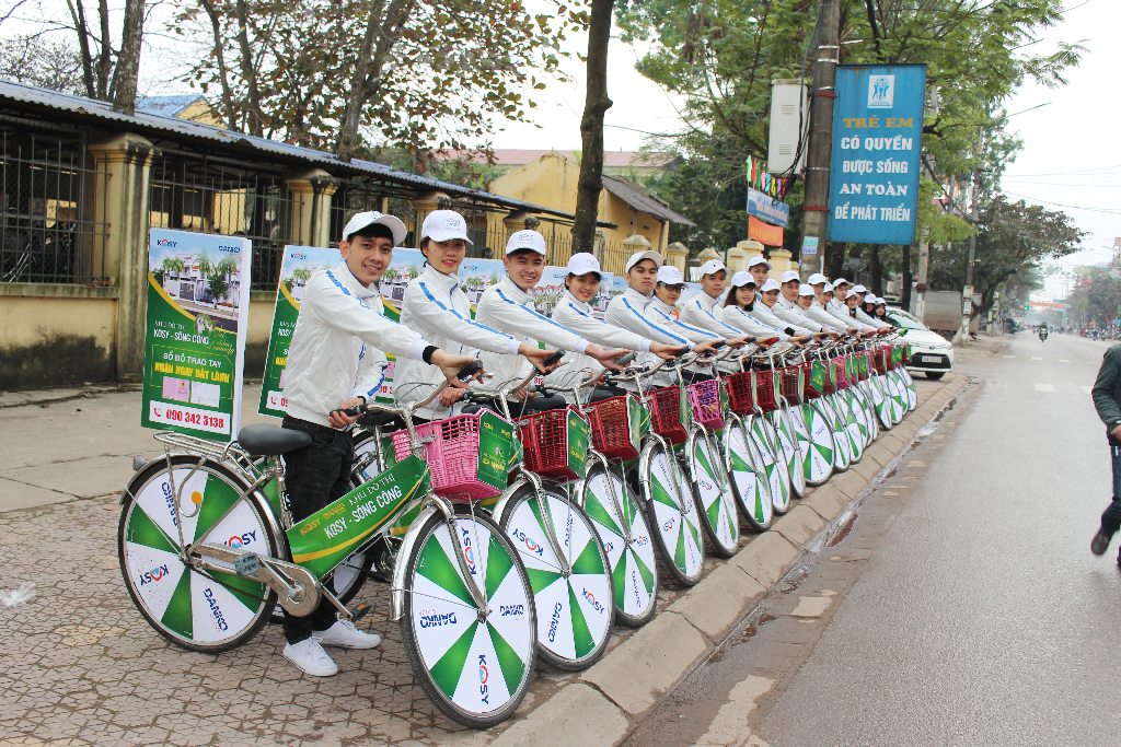 TỔ CHỨC CHẠY ROADSHOW XE ĐẠP