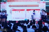 HEAD HONDA SƠN MINH - TẬP HUẤN LÁI XE AN TOÀN TẠI TRƯỜNG THCS NGUYỄN ĐỨC CẢNH