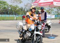 TẬP HUẤN KỸ NĂNG LÁI XE MÔ TÔ PHÂN KHỐI LỚN CHO CSGT – HEAD HONDA SƠN MINH
