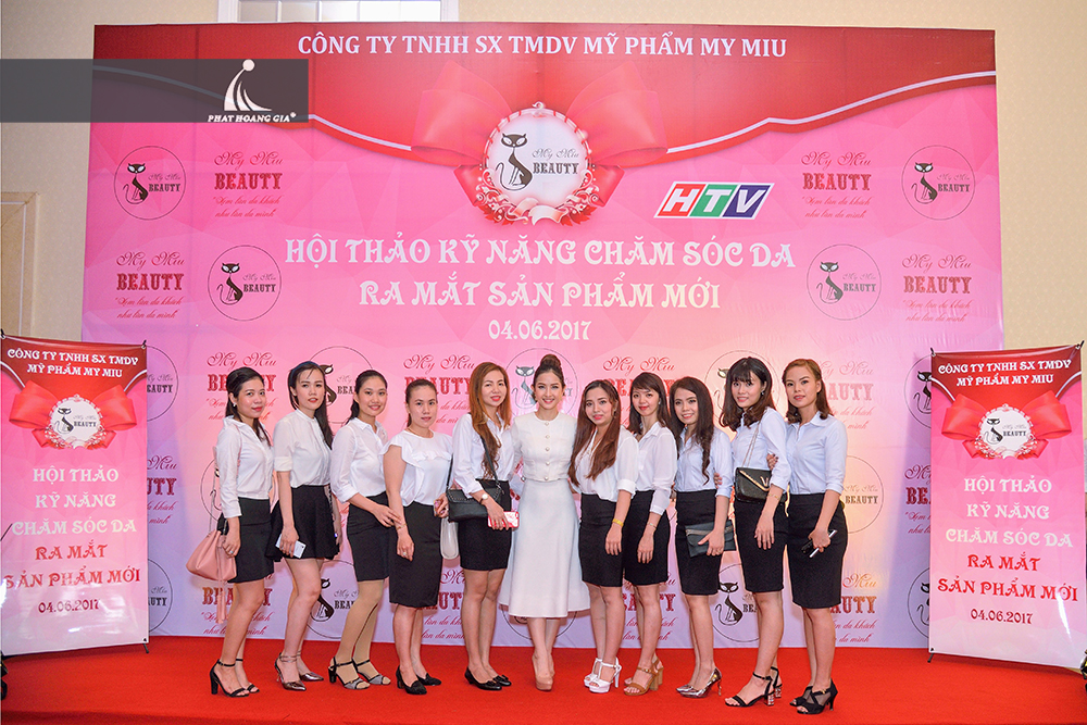 hội thảo ra mắt sản phẩm mới mỹ phẩm my miu 7