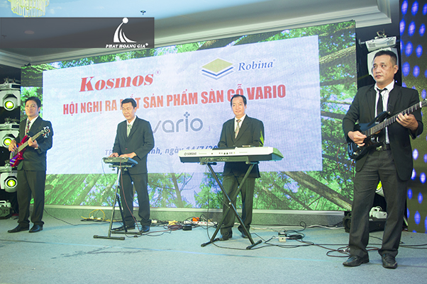 hội nghị ra mắt sản phẩm sàn gỗ vario