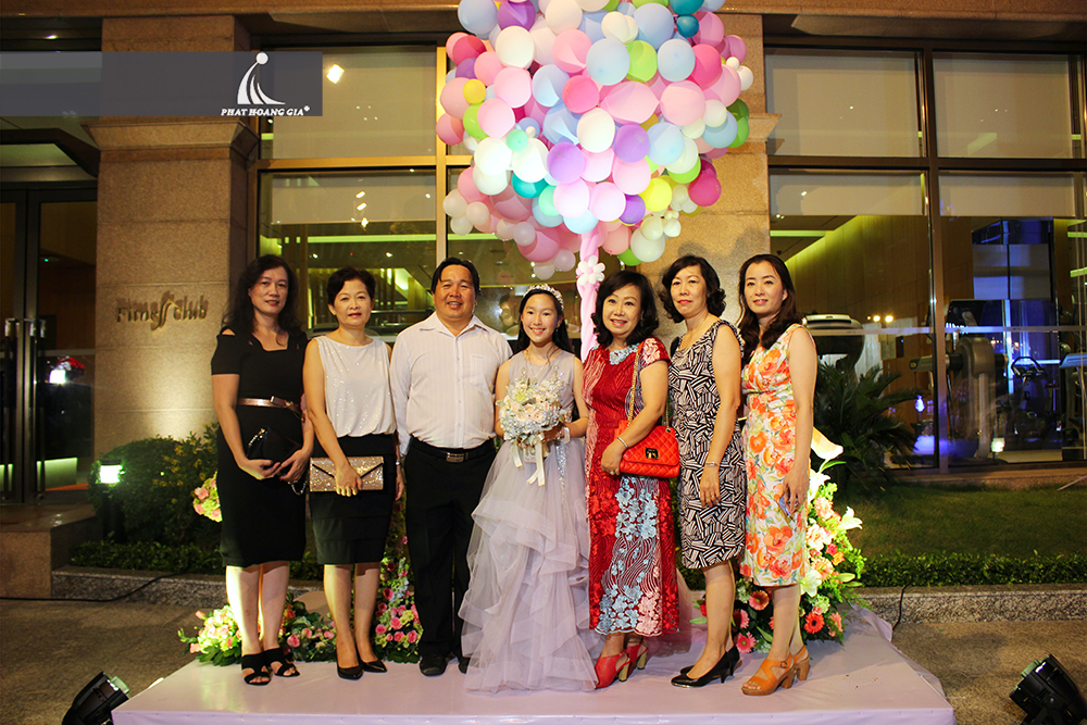 tiệc sinh nhật bé hoàng lam 1