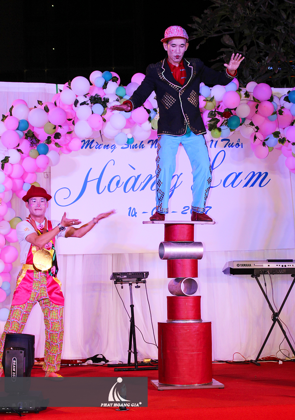 tiệc sinh nhật bé hoàng lam 