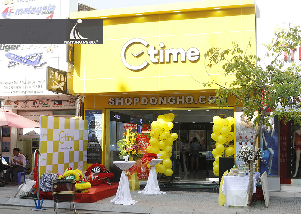 khai trương showroom đồng hồ ctime 1