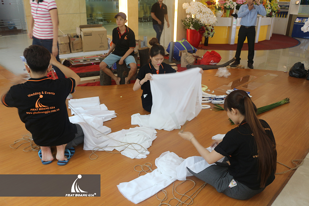 trang trí tiệc sinh nhật Hoàng Quân 4