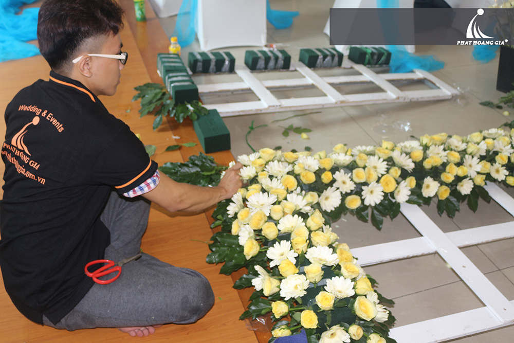 trang trí tiệc sinh nhật Hoàng Quân 8