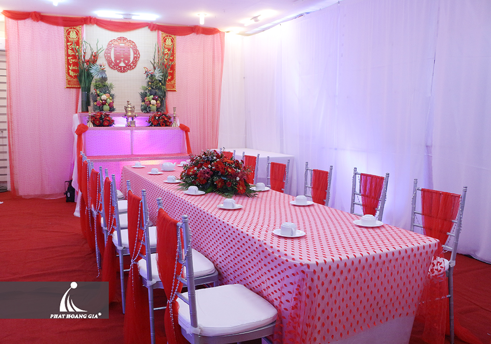 trang trí lễ gia tiên