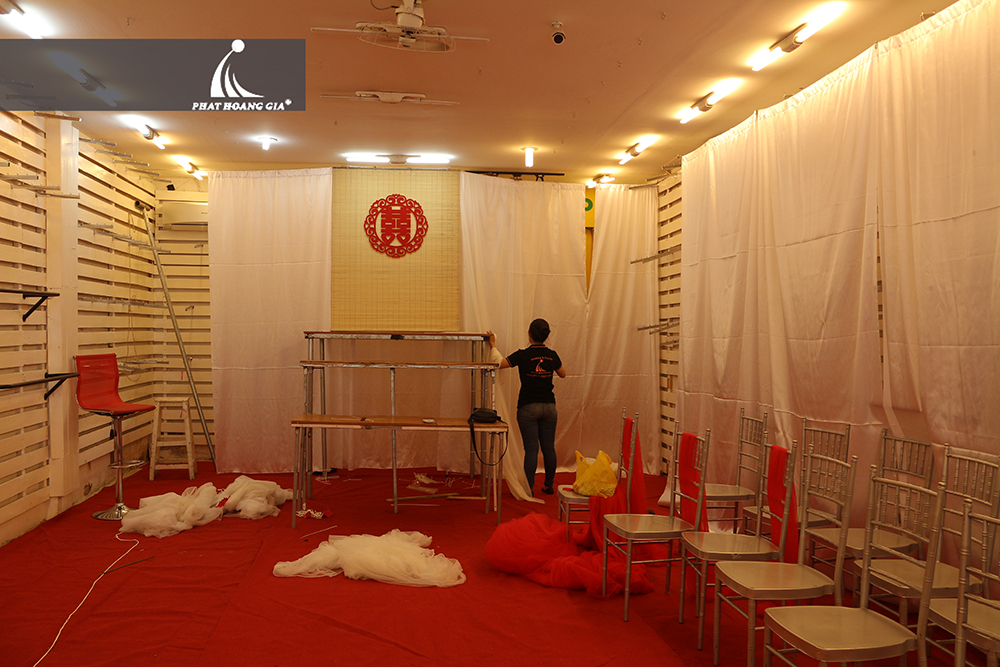 trang trí lễ gia tiên