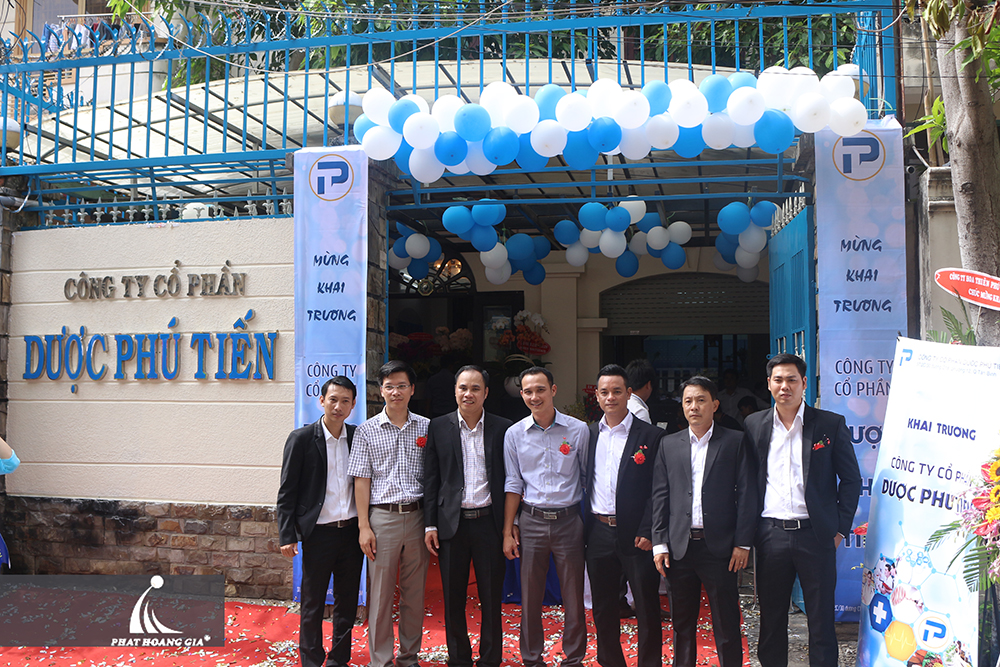 lễ khai trương công ty phú tiến