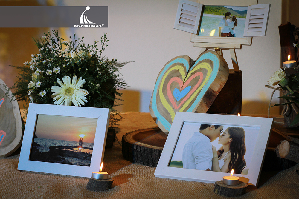 trang trí cưới rustic