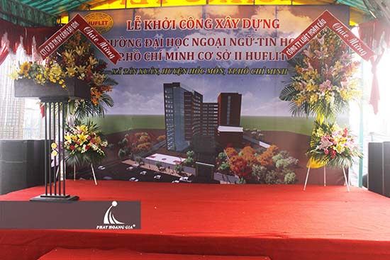 tổ chức lễ khởi công