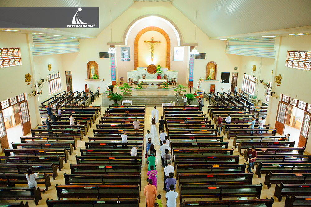 trang trí cưới tại nhà thờ 1