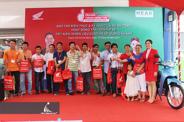 thi lái xe cùng head honda quang khánh 12